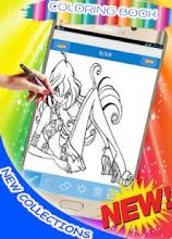 how to draw & coloring Winx Club new collection截图2