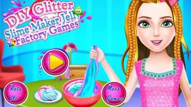 DIY Glitter Slime Maker - Jelly Factory Games截图5