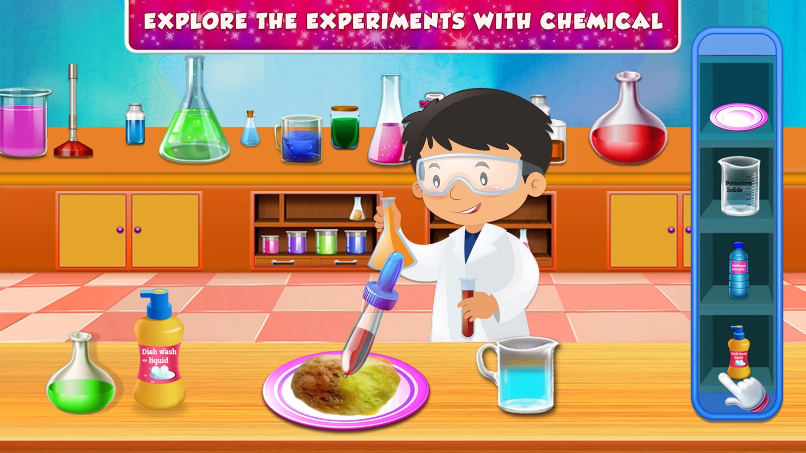 Science Experiment with Chemicals for toddler截图5