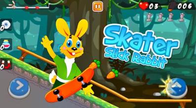 Rabbit Skater Run截图1