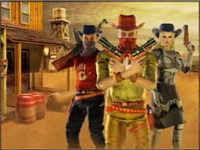 Cowboy Gang War Fight : Western Gang Shooting 3D截图1