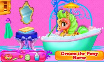 Rainbow Pony Horse Makeover: Pet Grooming Salon截图5