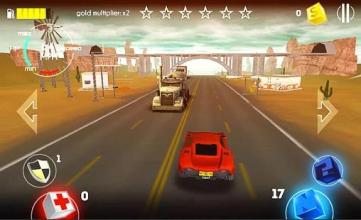 Traffic Fast Car Road Racer 3D截图1