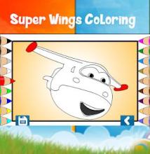 Coloring Super wingss for Kids截图2