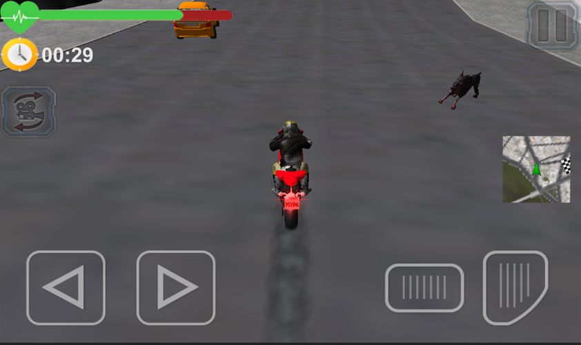 Zombie City: Bike Racing截图3