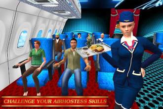 Virtual Air Hostess Career Airplane Attendant Sim截图5