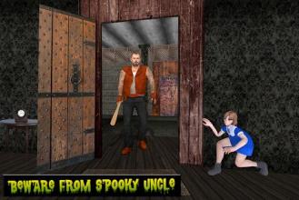 Spooky Neighbor Uncle Haunted House Survival截图2