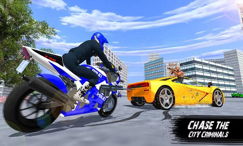 Police Bike - Gangster Chase截图2