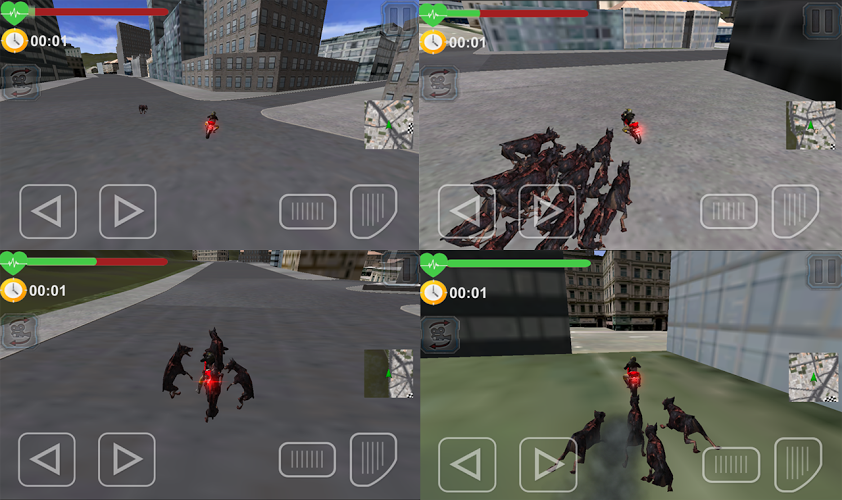 Zombie City: Bike Racing截图4