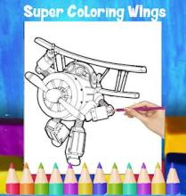 Coloring Super wingss for Kids截图1