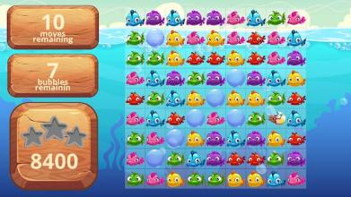 Fish Mania - Swap-Match Puzzle Game截图1