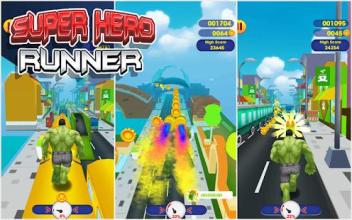 Super Hero 3D Subway Runner截图5