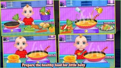 Sweet Baby Girl Cleaning Baby Care Game截图3