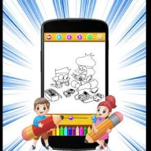 ok.ko! let's be heroes: Coloring Book截图1