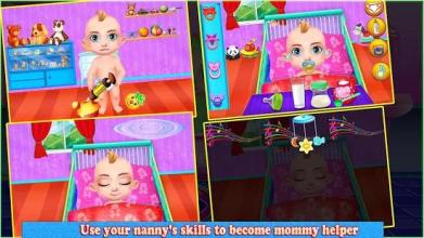 Sweet Baby Girl Cleaning Baby Care Game截图1