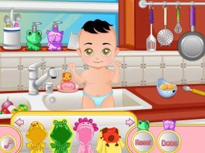 game Baby bath in the Kitchen截图1