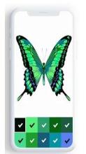 Butterfly Color By Number, butterfly coloring .截图4