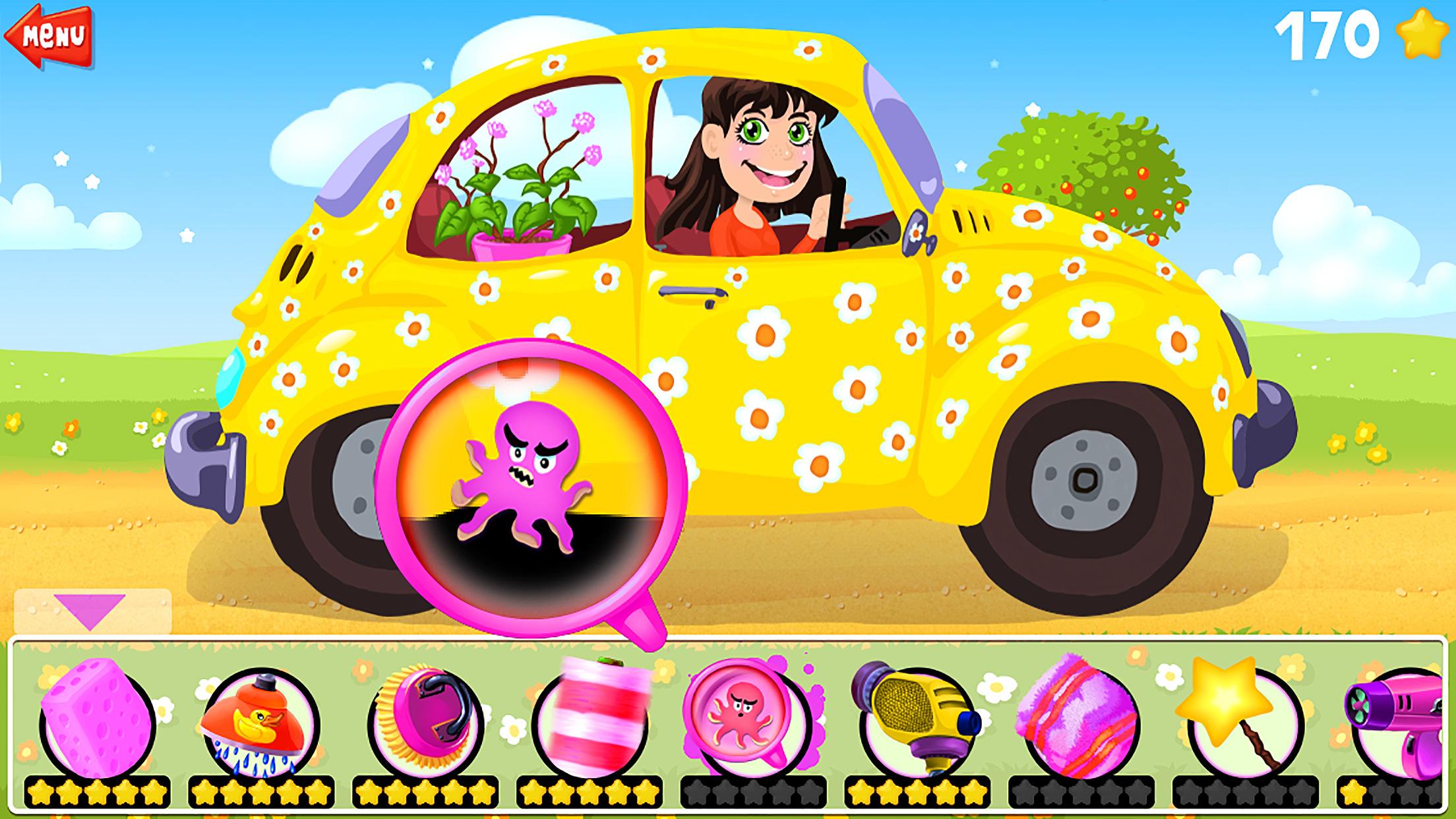 A Funny Car Wash Game截图2