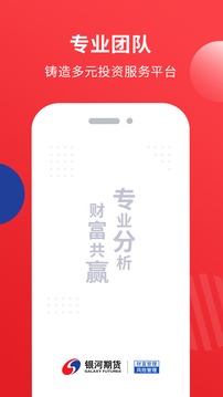 銀河期貨開戶交易截圖