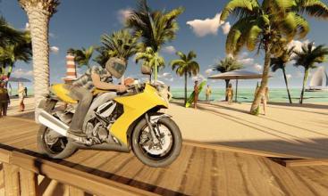 Beach Bike Stunt Racing Adventure: Motocross Jump截图2