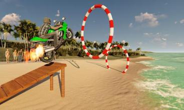 Beach Bike Stunt Racing Adventure: Motocross Jump截图5