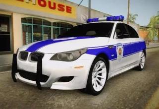 Police BMW Car Game截图3