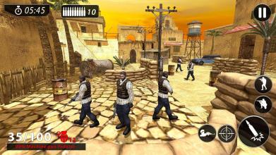 Firing Squad Desert Battleground  Gun Shooter截图4