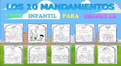 LOS 10 MANDAMIENTOS PARA COLOREAR截图4