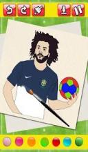 Football Stars Coloring Book 2018截图4