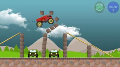 Racing in Hill Truck Monster Challenge Game截图4