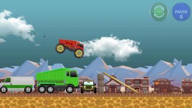 Racing in Hill Truck Monster Challenge Game截图5