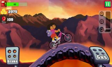 Little Dora Bike Climb : dora games free for kids截图1