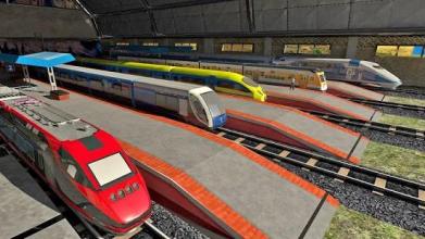 Euro Train Racing Free截图4