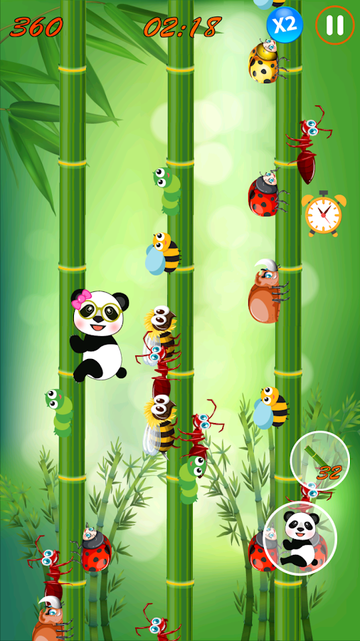 Panda Slide - Attack The Bug截图4