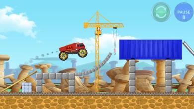 Racing in Hill Truck Monster Challenge Game截图3