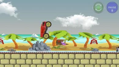 Racing in Hill Truck Monster Challenge Game截图2