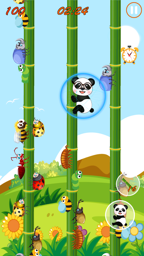 Panda Slide - Attack The Bug截图5