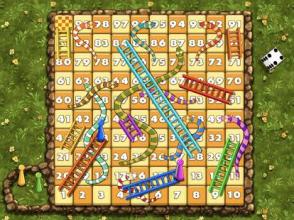 Snakes And Ladders Dice Board Game截图2