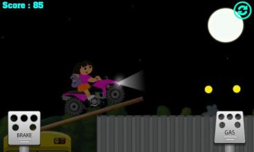 Little Dora ATV Racing Adventure : dora games free截图1