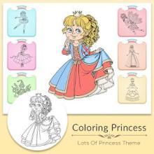 Colouring Queen & Princess Book截图3