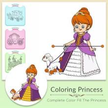 Colouring Queen & Princess Book截图2