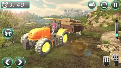 Heavy Duty Tractor Cargo Transporter 3D截图3