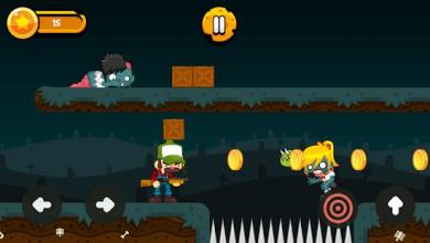 Zombie Horror Hunter Zombie 2d shooter Game截图3