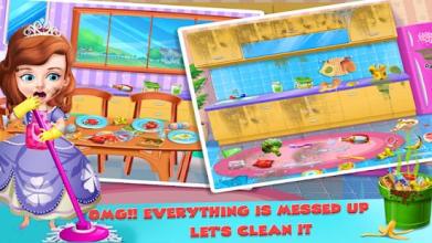 * * Sofia Doll House Decoration: Cleaning game截图1