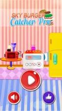 Burger Food Factory-Sky Burger Catcher Pro截图4