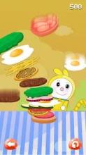 Burger Food Factory-Sky Burger Catcher Pro截图2