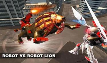 Ultimate Wild Lion Robot: Car Robot Transform Game截图3