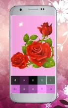 Draw Flower in Pixel art coloring by Number截图3