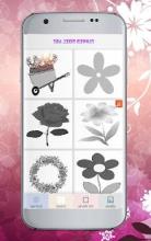 Draw Flower in Pixel art coloring by Number截图4