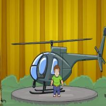 Chubby Boy Helicopter Escape截图4